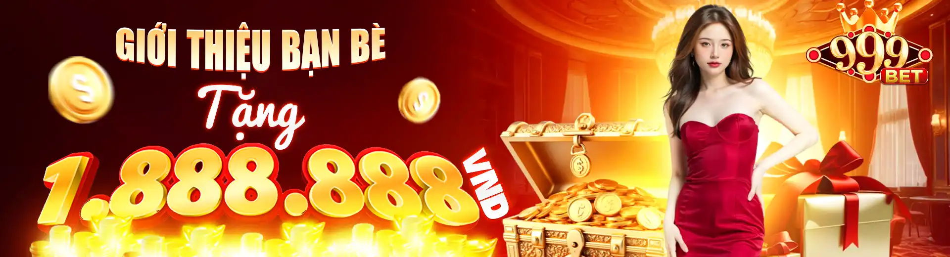 Ưu đãi giới thiệu bạn mới tại 999BET nhận thưởng khủng